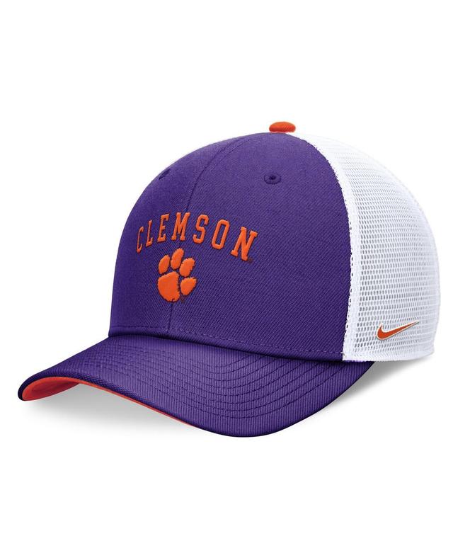 Mens Nike Clemson Tigers Letter & Logo Trucker Adjustable Hat Product Image