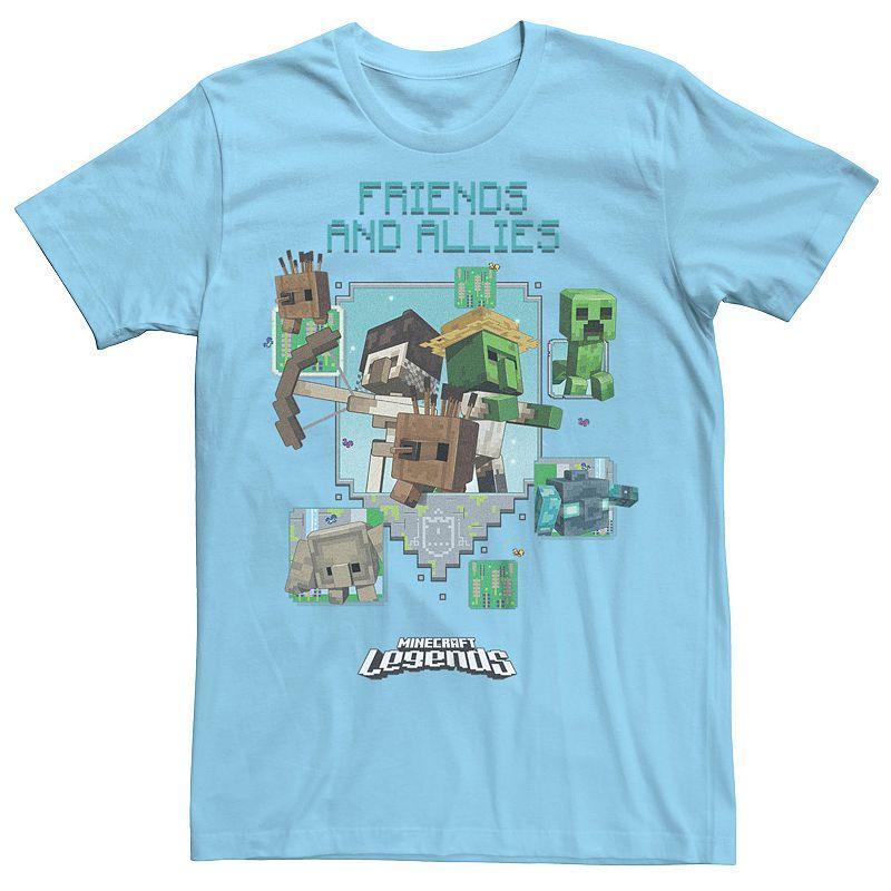 Mens Minecraft Legends Friends And Allies Graphic Tee Product Image