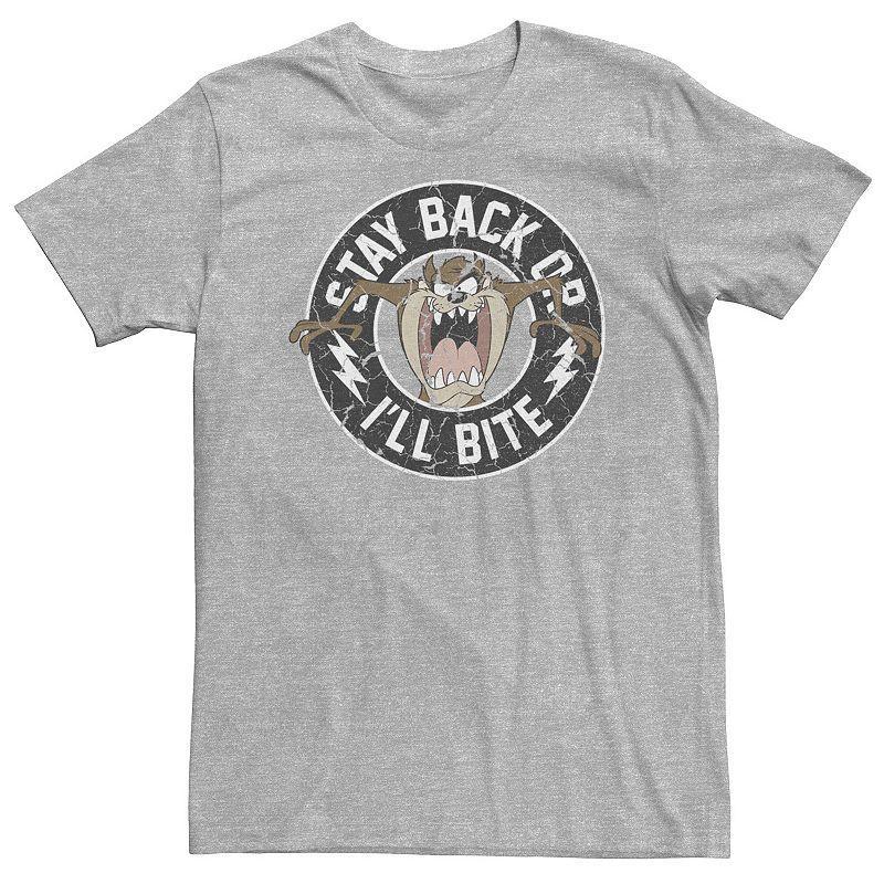 Big & Tall Looney Tunes Taz Stay Back Or Ill Bite Tee, Mens Product Image