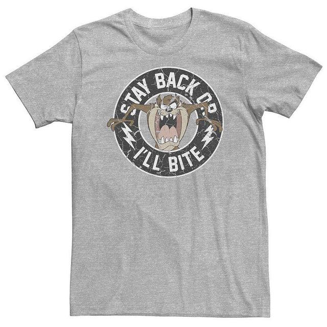 Big & Tall Looney Tunes Taz Stay Back Or Ill Bite Tee, Mens Product Image