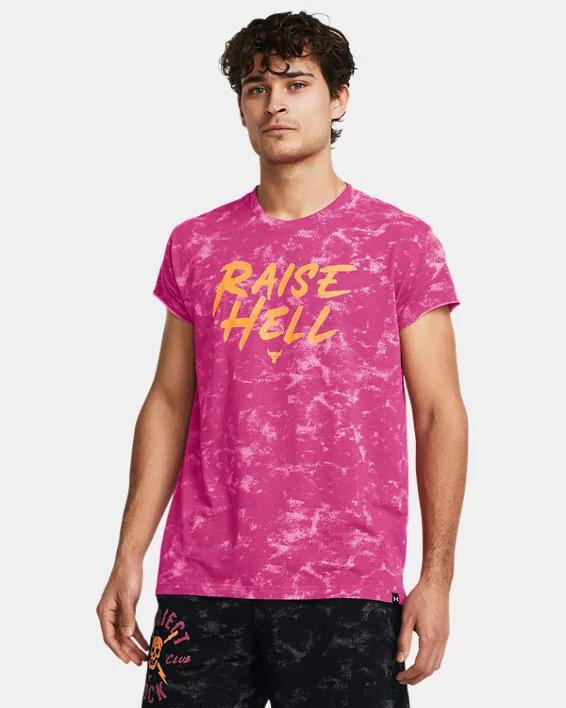 Men's Project Rock Raise Hell Cap Sleeve T-Shirt Product Image