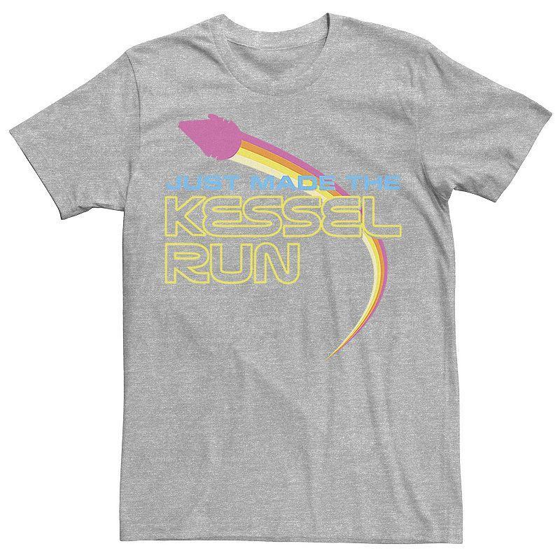 Mens Star Wars Han Solo Movie Made The Kessel Run Tee Athletic Grey Product Image