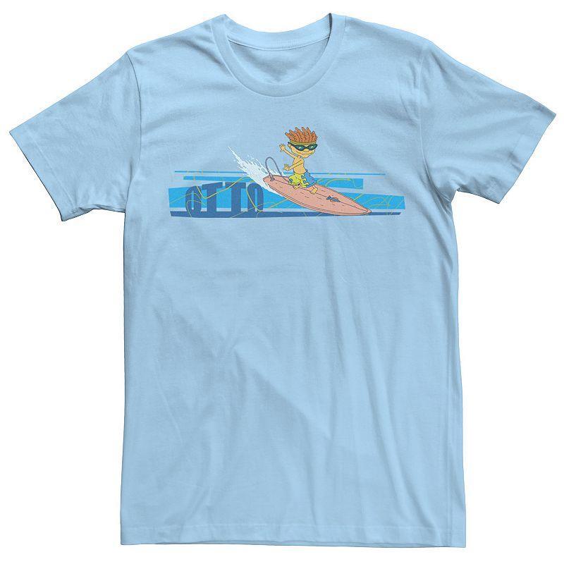 Mens Rocket Power Otto Surfing Retro Logo Tee Product Image