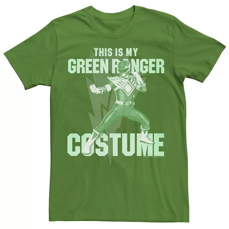 Mens Power Rangers Green Ranger Halloween Costume Tee Product Image