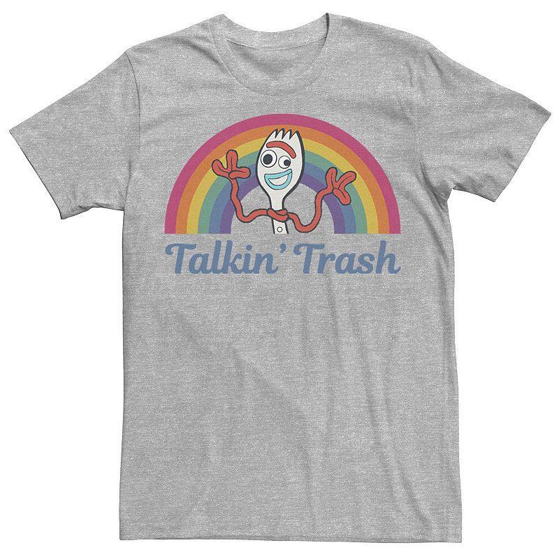 Disney / Pixars Toy Story 4 Forky Mens Talkin Trash Rainbow Poster Tee Product Image