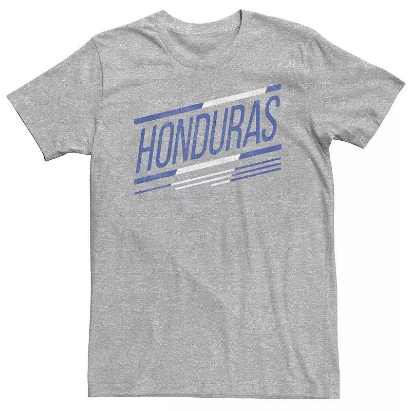 Big & Tall Fifth Sun Honduras Slanted Stripe Logo Tee, Mens Athletic Grey Product Image