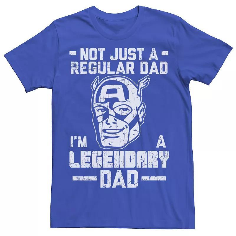 Mens Marvel Comics Retro Legendary Dad Tee Black Product Image