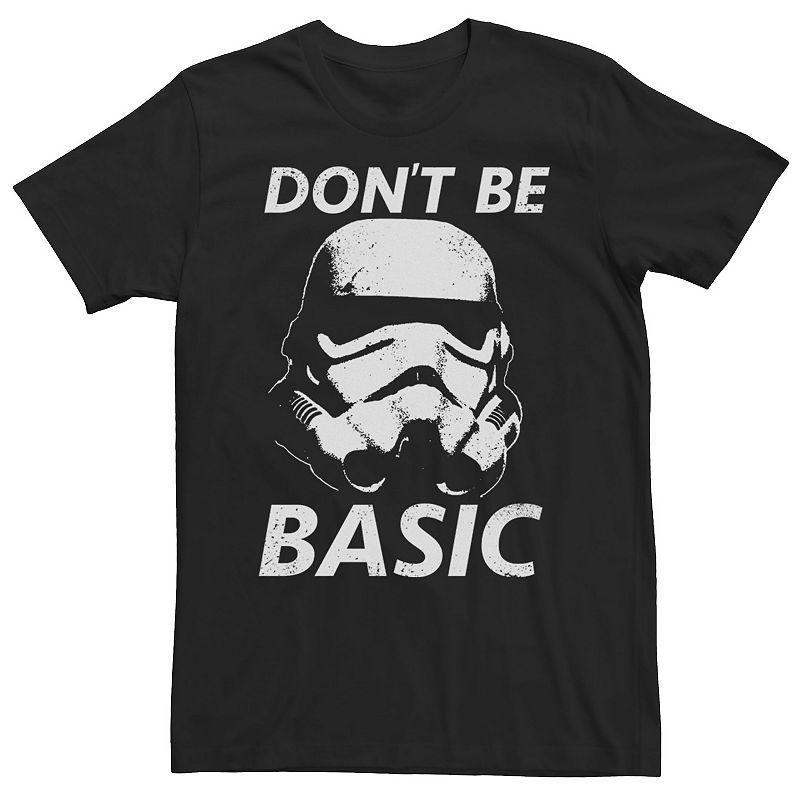 Mens Star Wars Stormtrooper Dont Be Basic Big Helmet Tee Product Image