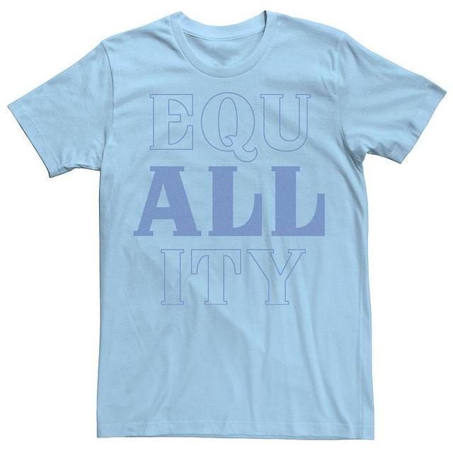 Mens Equal All Text Tee Product Image