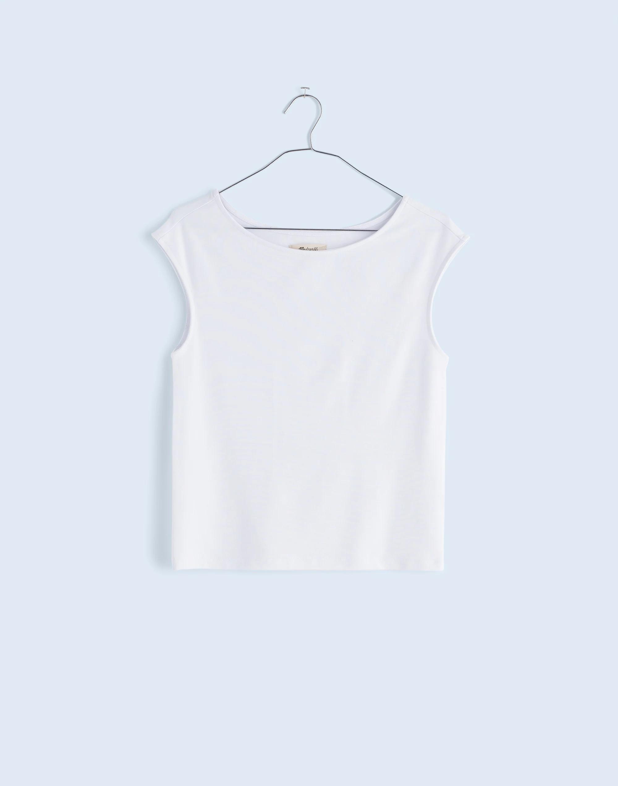 Scoopneck Cap-Sleeve Tee Product Image