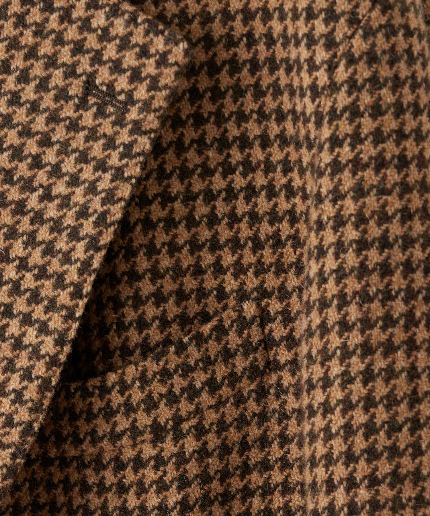 Italian Sport Coat in Brown Houndstooth Product Image