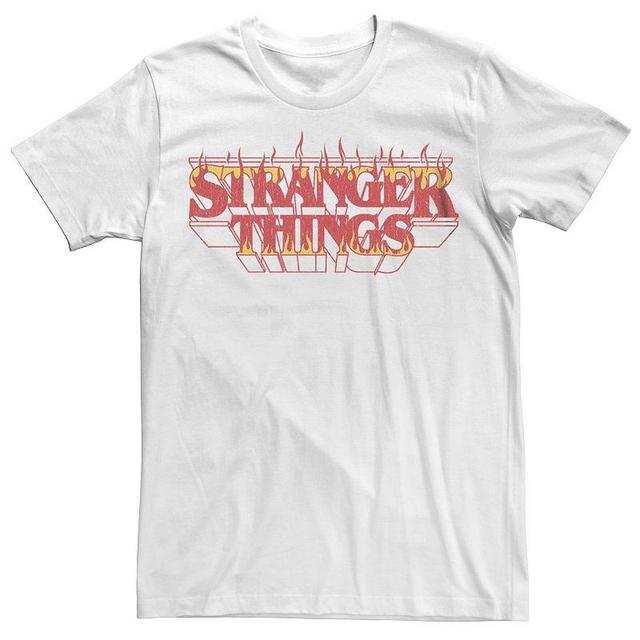 Mens Stranger Things Fire Logo Tee Product Image