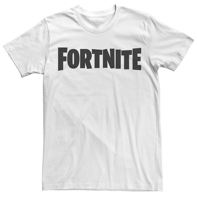 Mens Fortnite Greyscale Classic Logo Tee, Boys Product Image