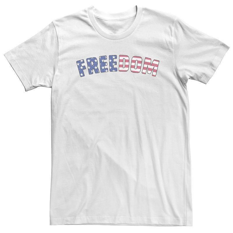 Big & Tall Americana Red Blue Freedom Tee, Mens Product Image