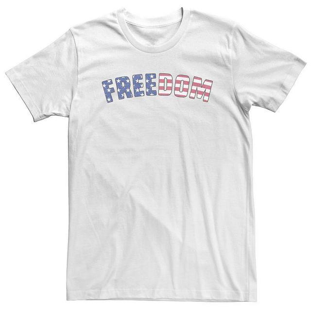 Big & Tall Americana Red, White & Blue Freedom Tee, Mens Product Image