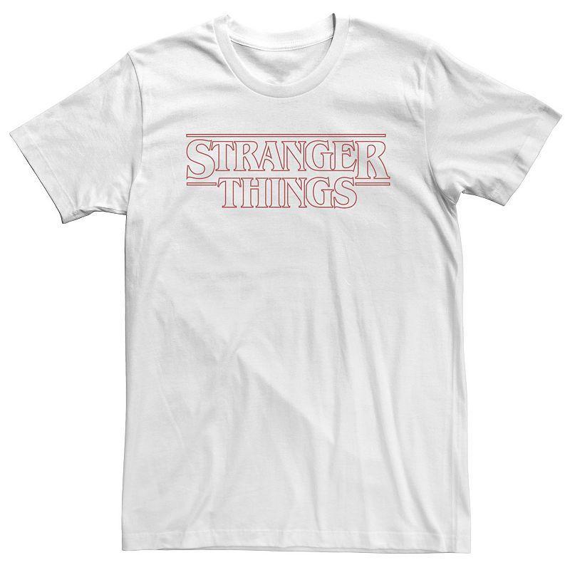 Big & Tall Netflix Stranger Things Outline Logo Tee, Mens Product Image