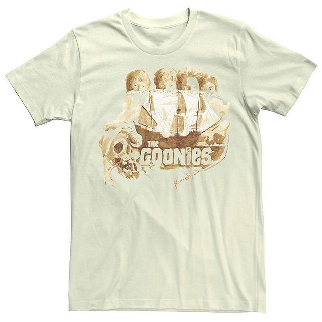 Mens The Goonies Group Shot Behind Ship Portrait Tee Product Image