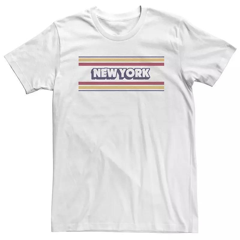 Big & Tall New York Stripes Logo Graphic Tee, Mens Product Image