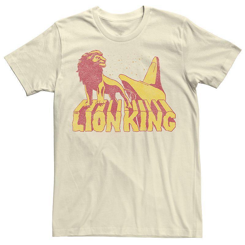 Mens Disney The Lion King Retro Pride Rock Logo Tee Product Image