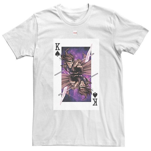 Big & Tall Marvel X-Men Gambit King Of Spades Tee, Mens Product Image