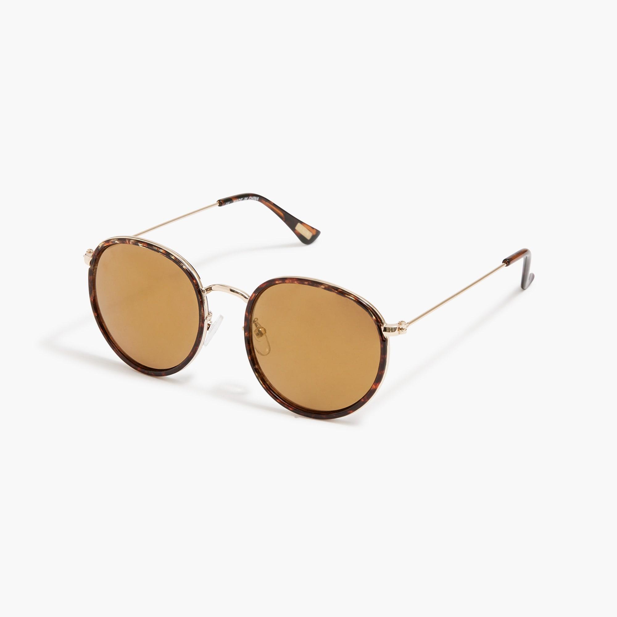 Tortoise round-frame sunglasses Product Image