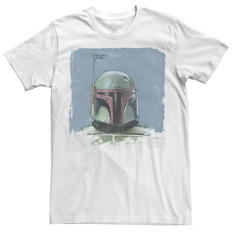 Mens Star Wars The Book Of Boba Fett Helmet Painting Tee Product Image