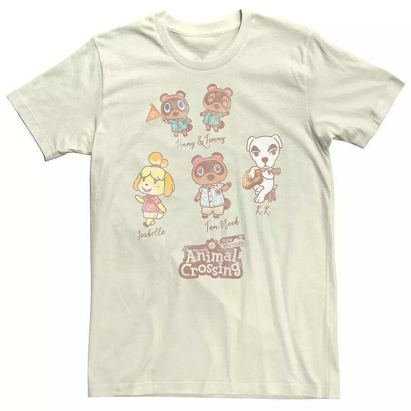 Mens Animal Crossing New Horizons Villager Sketches Graphic Tee Product Image