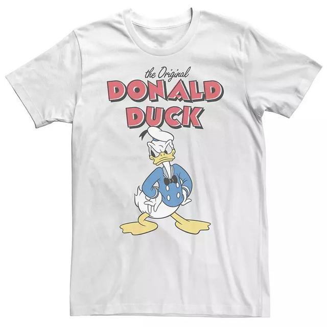 Big & Tall Disney Mickey And Friends Donald Duck The Original Tee, Mens White Product Image