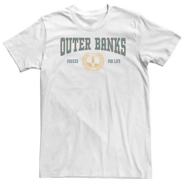 Big & Tall Outer Banks Collegiate Style Crest Tee, Mens Product Image