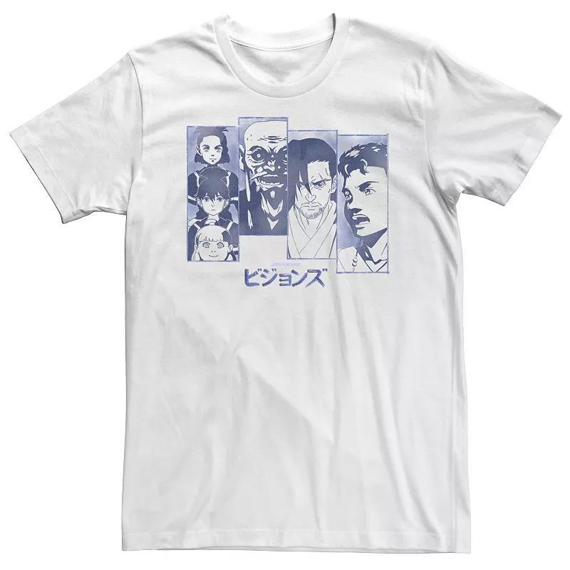 Big & Tall Star Wars: Visions Group Panel Poster Tee, Mens Product Image