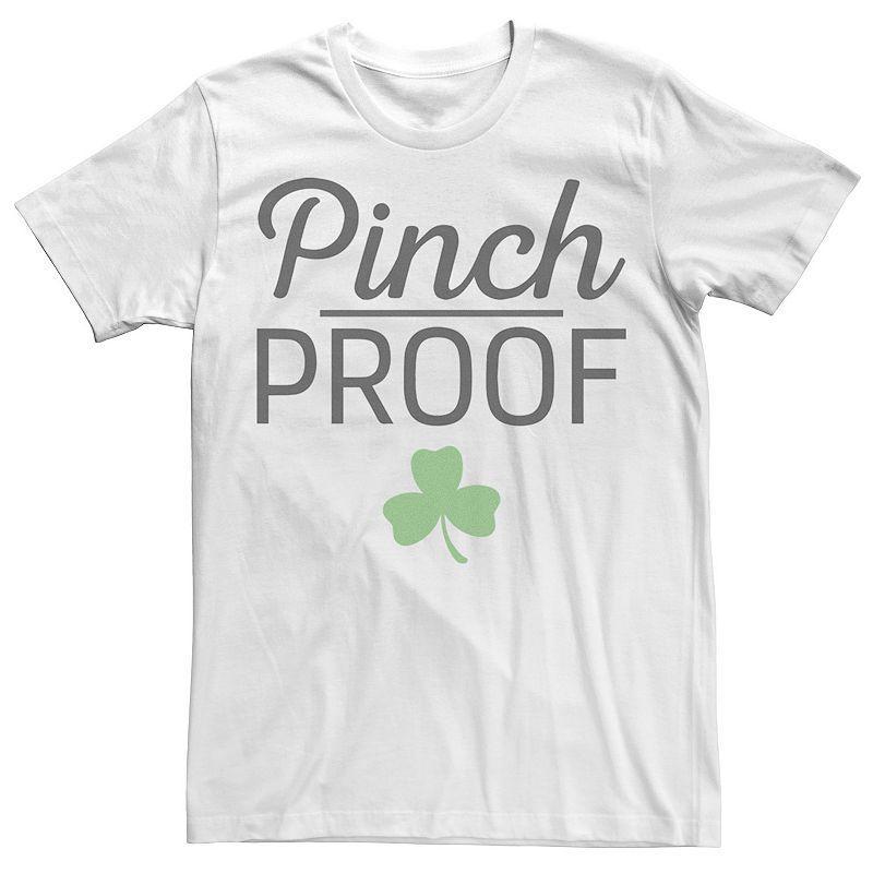 Mens Pinch Proof Shamrock Saint Paddys Day Graphic Tee Product Image