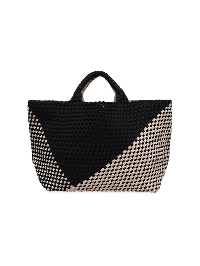 Womens St. Barths Large Graphic Geo Tote Bag Product Image