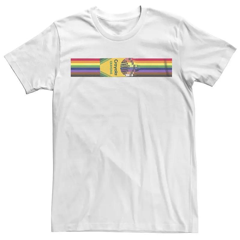 Mens Crayola Rainbow Stripes Graphic Tee Product Image