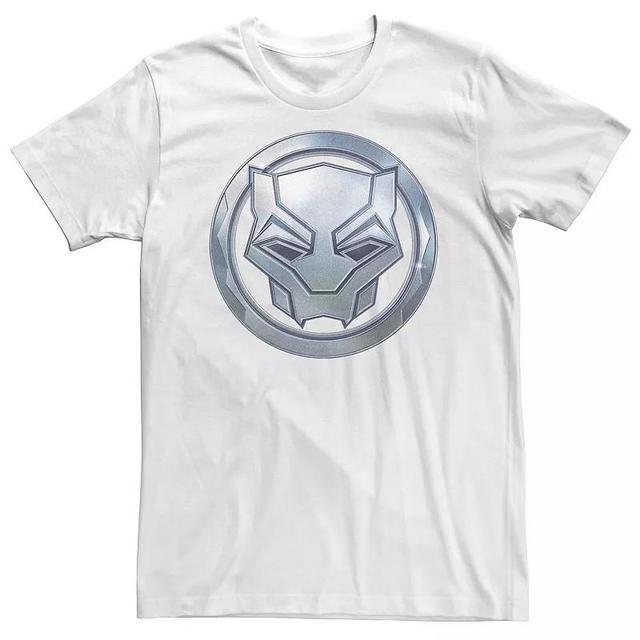 Big & Tall Marvel Wakanda Forever Metallic Black Panther Icon Tee, Mens Product Image