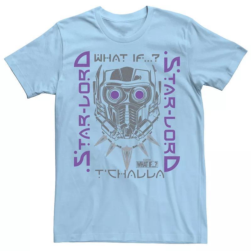 Mens Marvel What If Star Lord TChalla Poster Tee Product Image