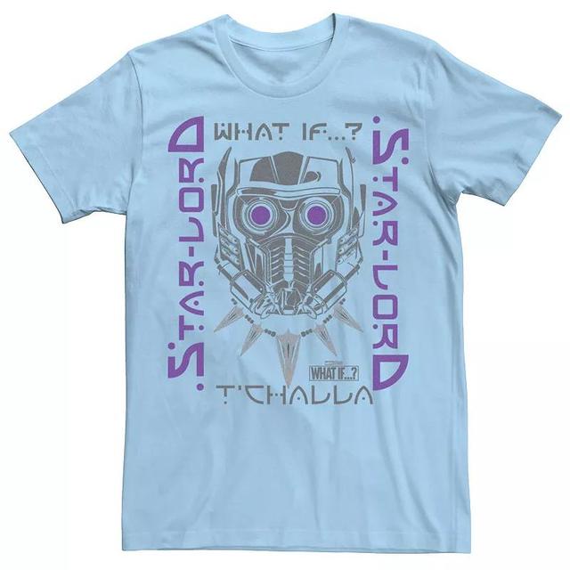 Mens Marvel What If Star Lord TChalla Poster Tee Product Image