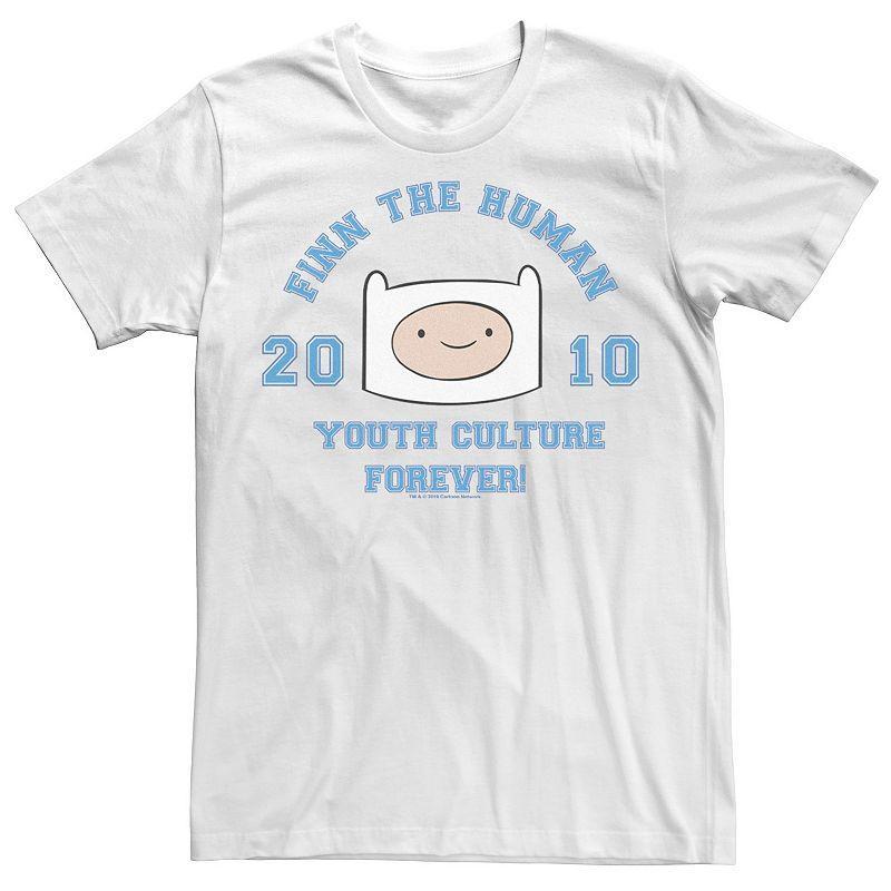 Mens Cartoon Network Adventure Time Finn The Human Youth Culture Forever Tee Product Image