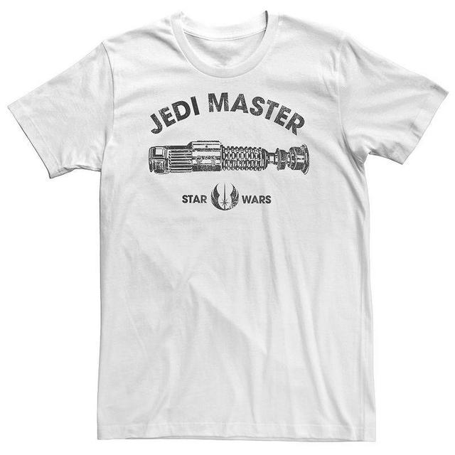 Big & Tall Star Wars Jedi Master Lightsaber Logo Tee, Mens Product Image