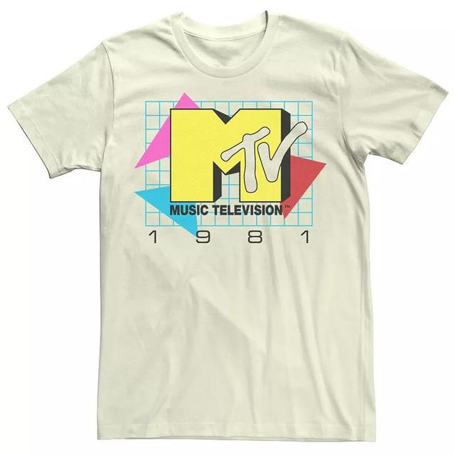 Mens MTV 80s Style Logo Graphic Tee Product Image