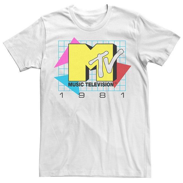 Big & Tall MTV Music Television 1981 Logo Tee, Mens Product Image