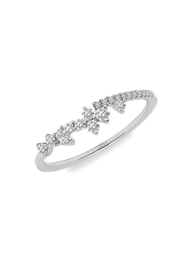 Womens Fairytale 18K White Gold & Diamond Ring Product Image