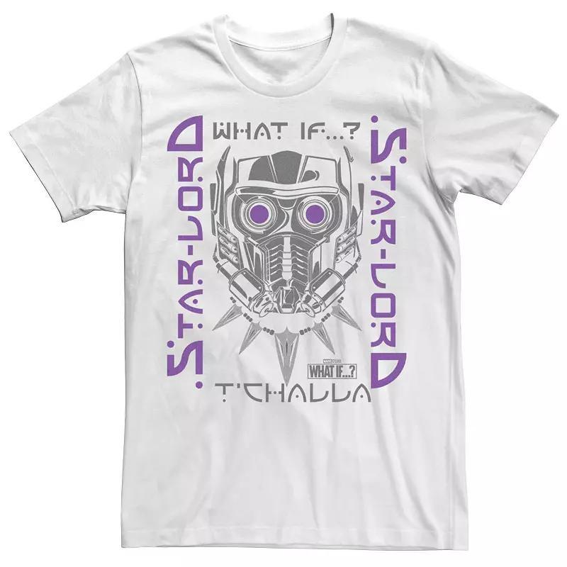 Mens Marvel What If Star Lord TChalla Poster Tee Product Image