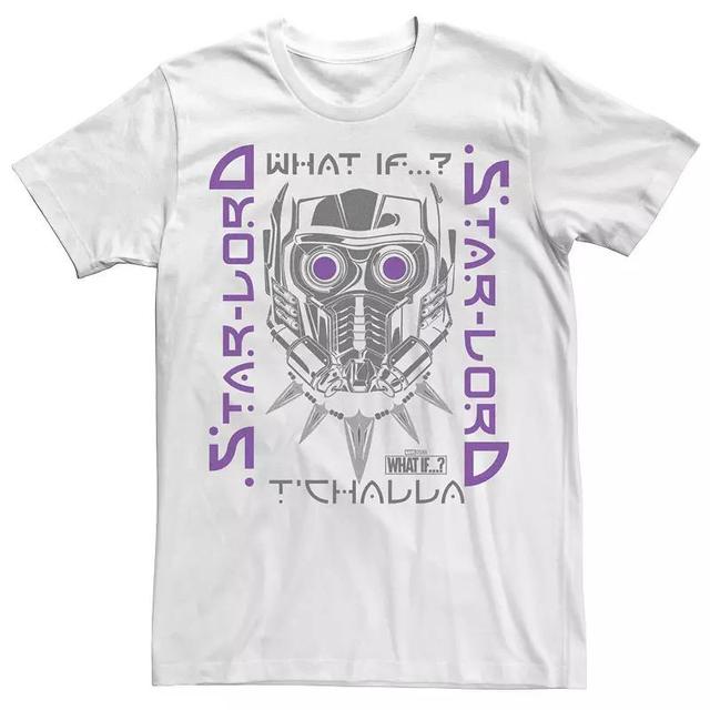 Mens Marvel What If Star Lord TChalla Poster Tee Product Image