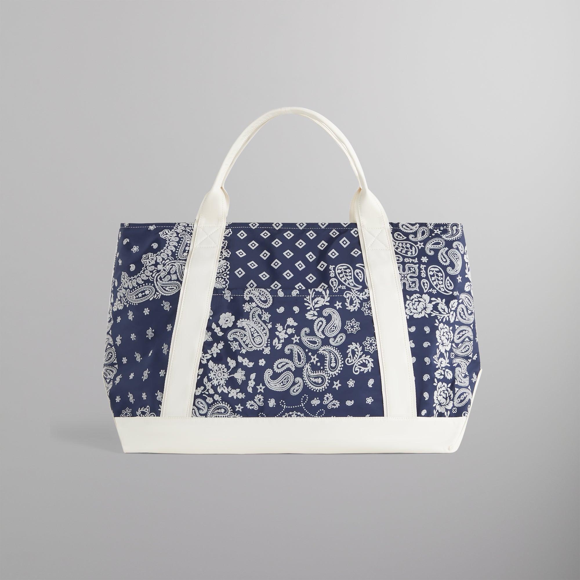 Kith Paisley Flocked Nylon Tote Bag - Nocturnal Male Product Image