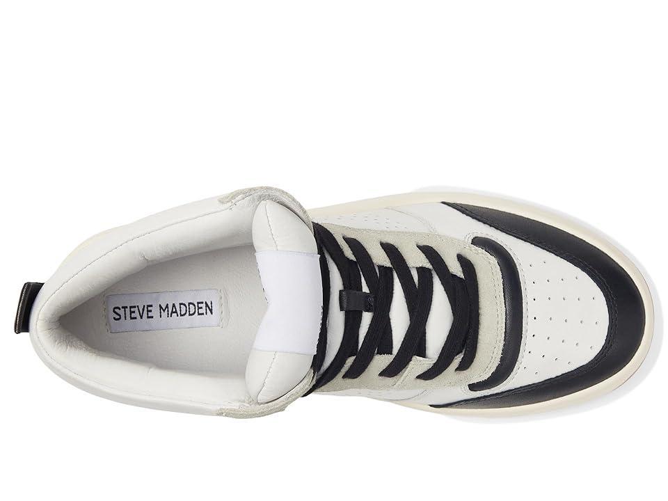 Steve Madden Calypso Leather High Top Retro Sneakers Product Image