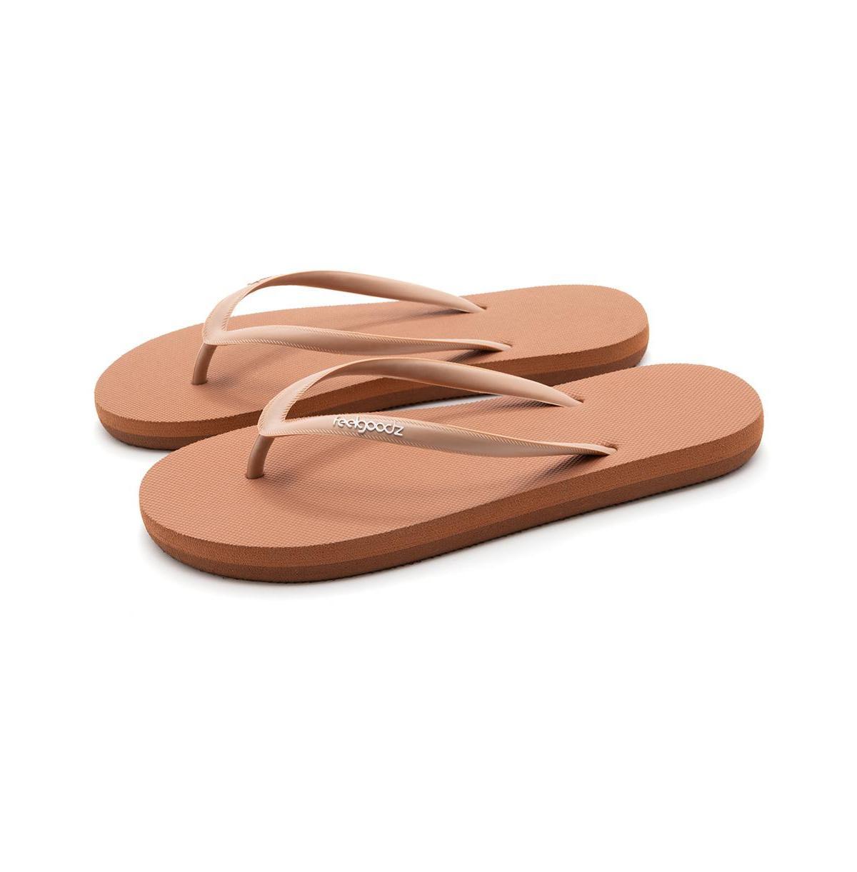 Feelgoodz Womens Slimz Ultra Natural Rubber Flip-Flip Thong Sandals Product Image