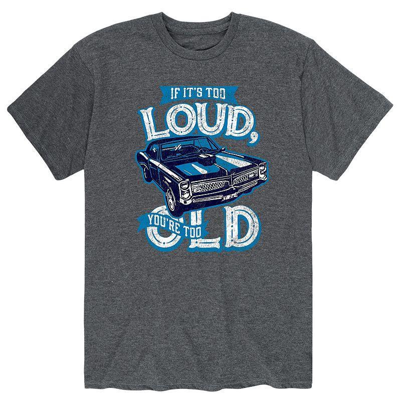 Mens Loud Old Car Tee Heather Grey Product Image