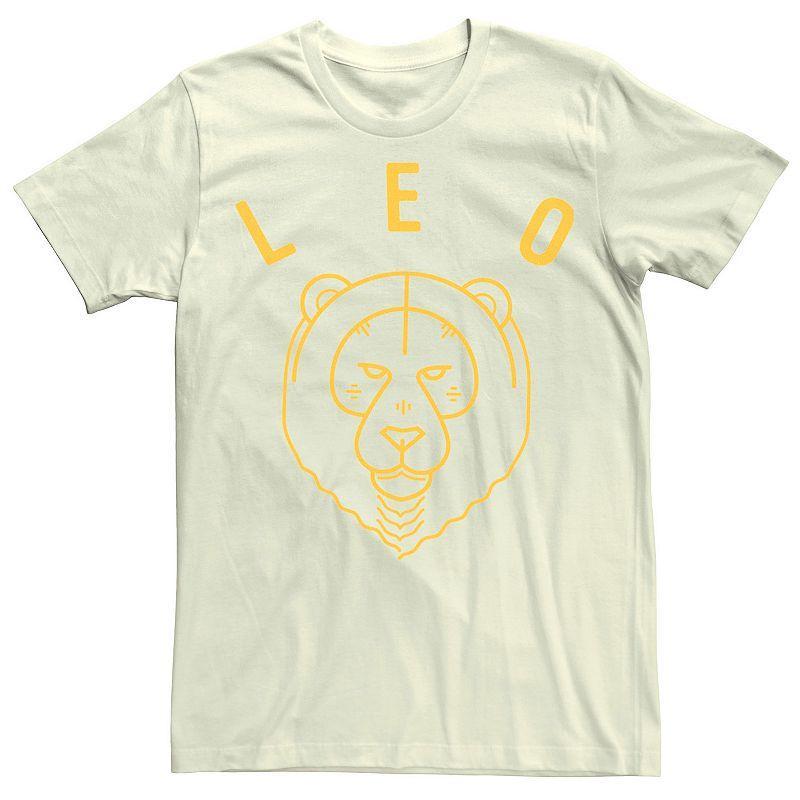 Mens Leo Yellow Ink Sketch Tee Product Image