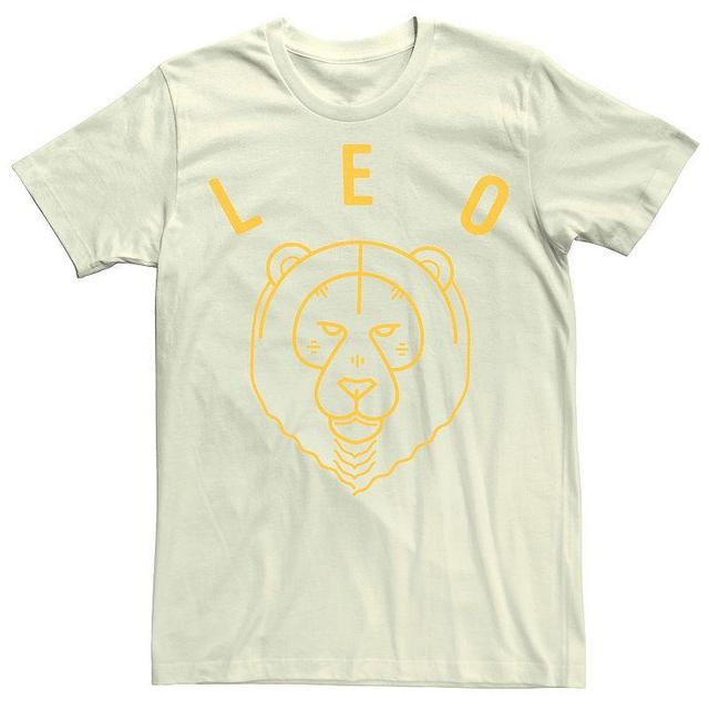 Mens Leo Yellow Ink Sketch Tee Product Image