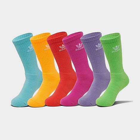 Adidas Originals Trefoil Crew Socks (6-Pack) Product Image